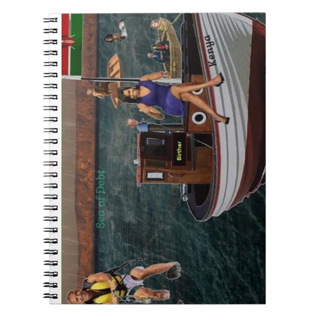Caderno Espiral Mar da dívida (Frente)