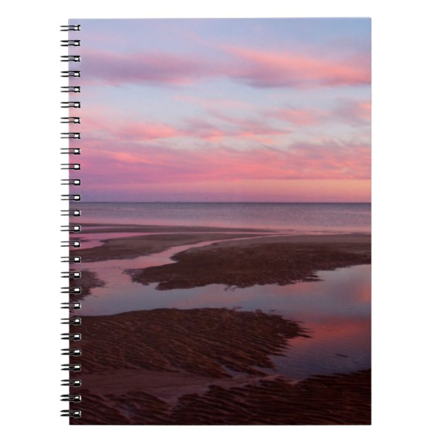 Caderno Espiral Mar de Cortez no crepúsculo (Frente)