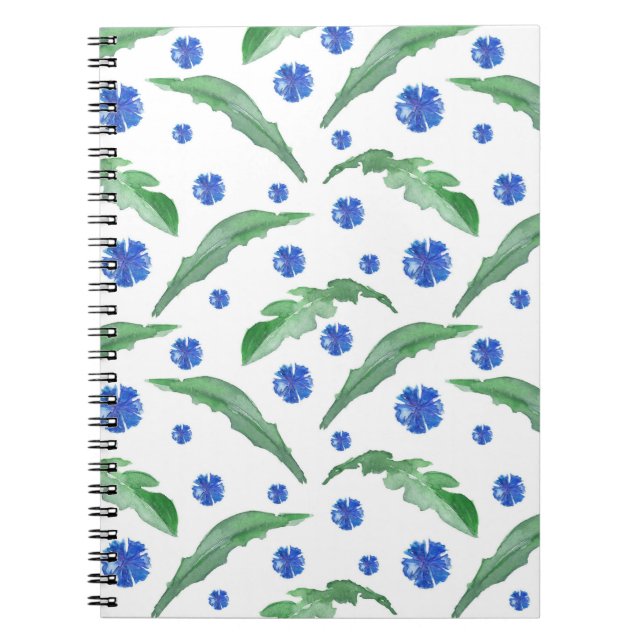 Caderno Espiral Maravilhas azuis (Frente)