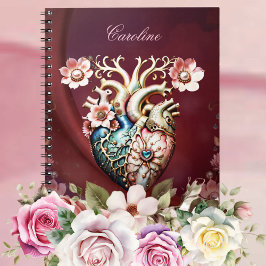 Caderno Espiral Maravilhoso, elegante, nobre coração.