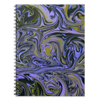 Caderno Espiral Marble Forms – Violet & Gold Mystic Energy