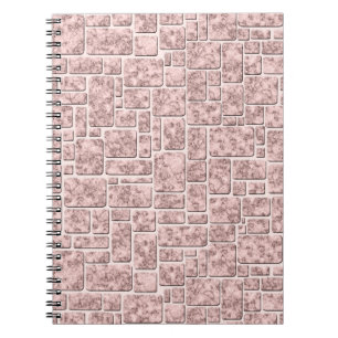 Caderno Espiral Marble loft # loft #marble #rosa
