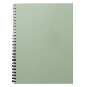Caderno Espiral Marca Personalizada Sage Green