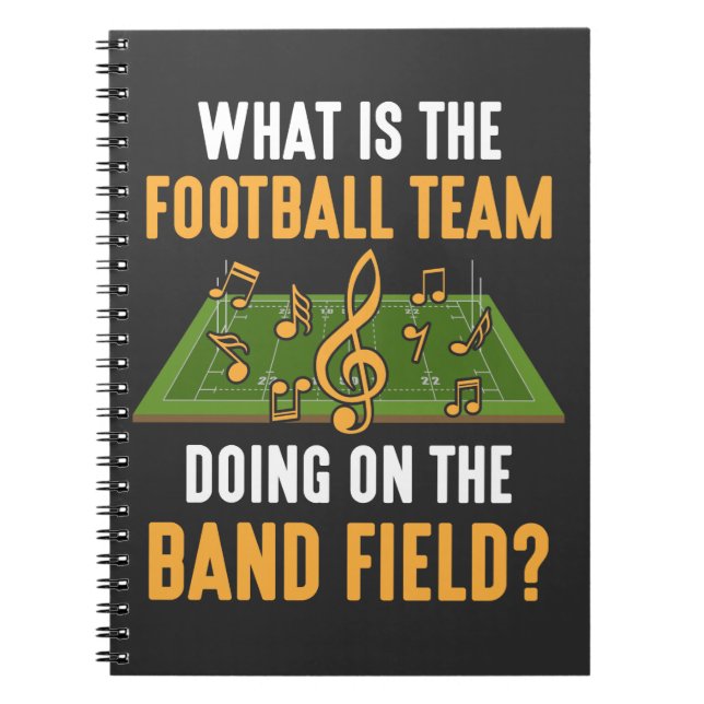 Caderno Espiral Marching Banda Field Diretor Team Orchest (Frente)