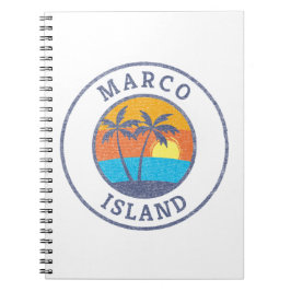 Caderno Espiral Marco Island, notebook de estilo clássico desvanec