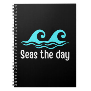 Caderno Espiral Mares O Dia Do Oceano Engraçado