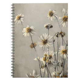 Caderno Espiral Margarida Seca