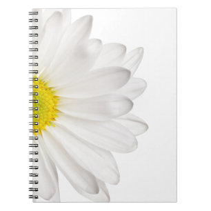 Caderno Espiral Margaridas personalizadas fundo da flor da