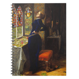 Caderno Espiral Mariana no Moated Grange John Everett Millais