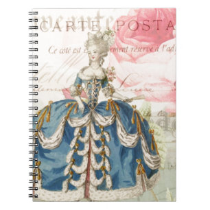 Caderno Espiral Marie Antoinette