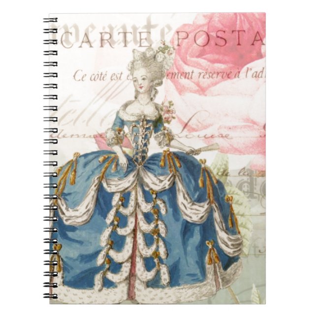 Caderno Espiral Marie Antoinette (Frente)