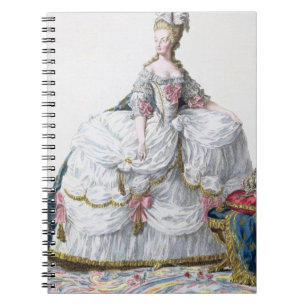 Caderno Espiral Marie Antoinette (1752-93) 'de DES Estam de
