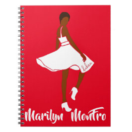Caderno Espiral Marilyn MonFRO AFRoCA Afro Africa Mulher Negra