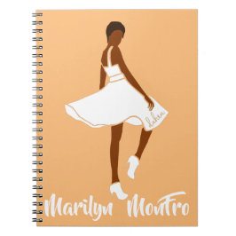Caderno Espiral Marilyn MonFRO AFRoCA Afro Africa Mulher Negra