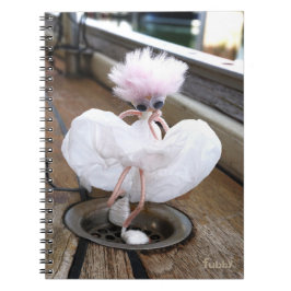 Caderno Espiral Marilyn Monroe pose in Witte rok door fubby.