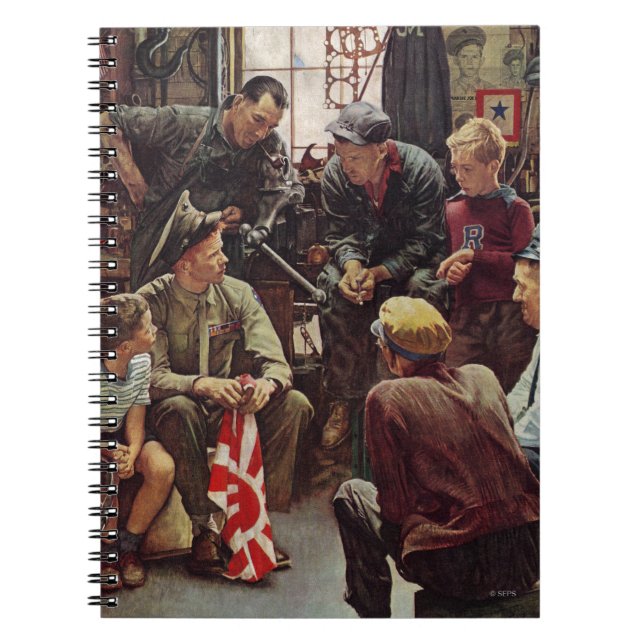 Caderno Espiral Marinha de Emergência (Frente)