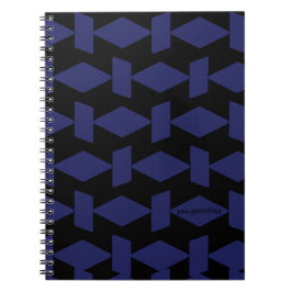 Caderno Espiral Marinho e preto, você tem isso para as mulheres da