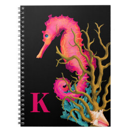 Caderno Espiral Marinho, Pink Chic