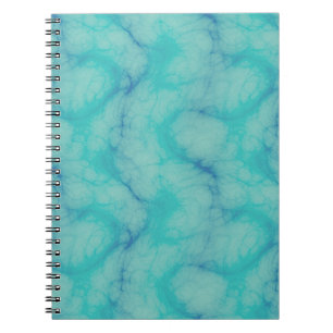 Caderno Espiral Mármore turquesa