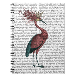 Caderno Espiral Marsala Heron