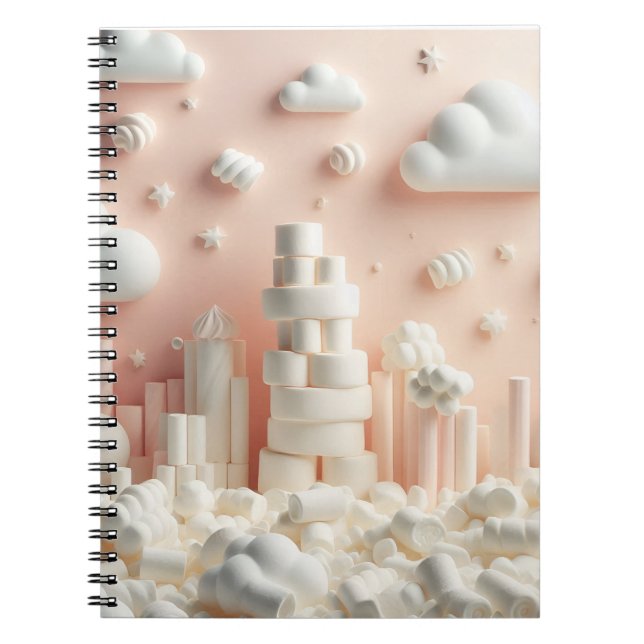 Caderno Espiral marshmallow world (Frente)