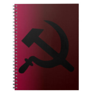 Caderno Espiral Martelo e foice