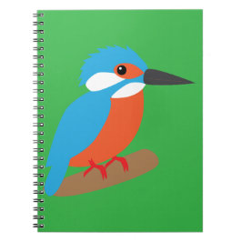 Caderno Espiral Martim-pescador