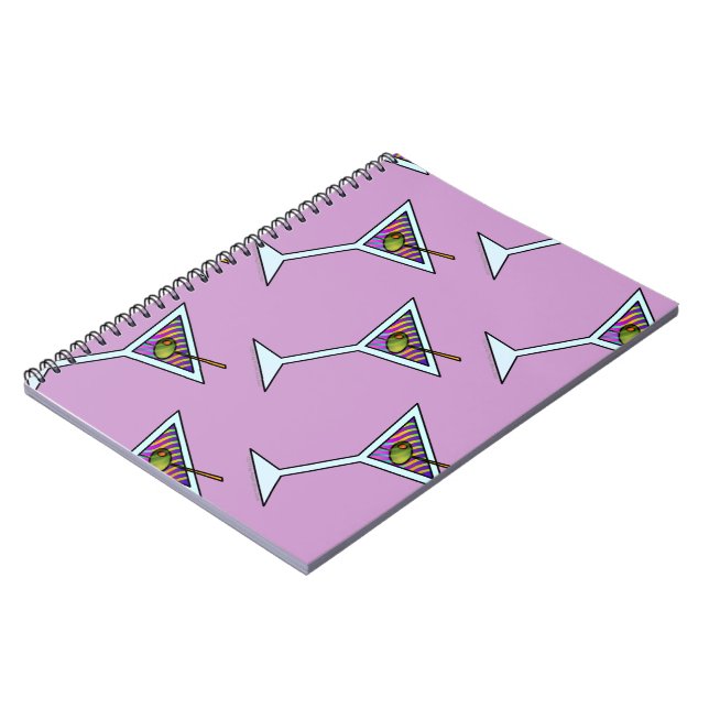 CADERNO ESPIRAL MARTINI NOTEBOOK (Left Side)