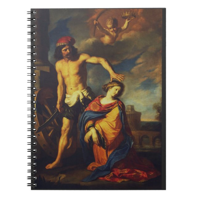 Caderno Espiral Martírio de Santa Catarina Coleção de Belas Artes  (Frente)