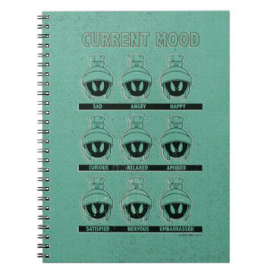 Caderno Espiral MARVIN, O MARTIAN™ Current Mood Chart (Gráfico de
