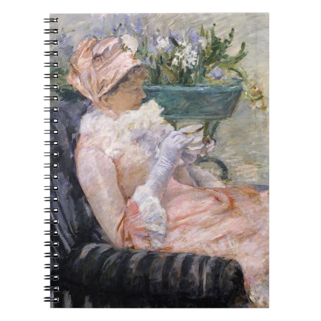 Caderno Espiral Mary Cassatt - A Xícara de Chá (Frente)