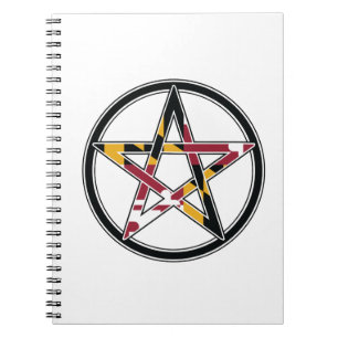 Caderno Espiral Maryland Pagan transparente