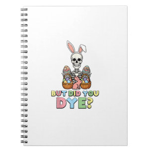 Caderno Espiral Mas Você Morreu Esqueleto Ovos Funny Easter Homens