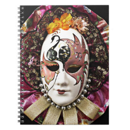 Caderno Espiral Máscara Bonita do Carnaval Masculino