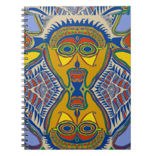 Caderno Espiral Máscara Tribal Shaman