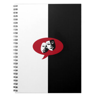 Caderno Espiral Máscaras da comédia e da tragédia