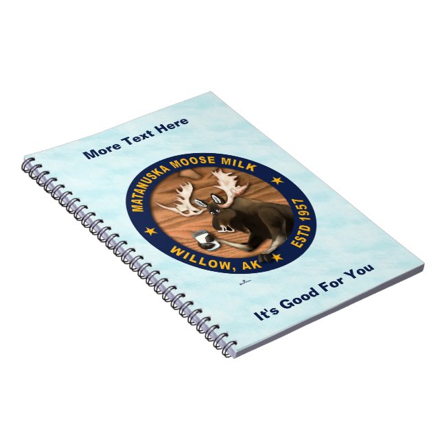 Caderno Espiral Matanuska Moose Milk (Lado Direito)