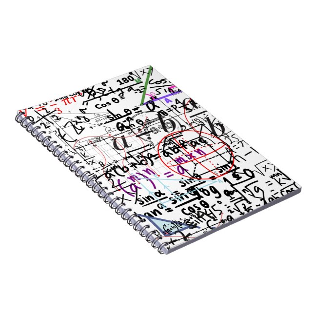 Caderno Espiral Matemática de notebooks Spiral Photo padronizada (Lado Direito)
