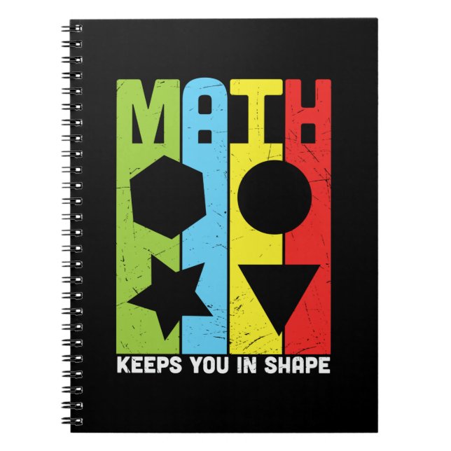 Caderno Espiral Matemática do professor de matemática mantém você  (Frente)