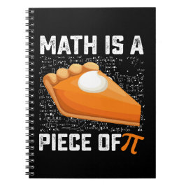 Caderno Espiral Matemática É Uma Fatia De Torta Do Dia Do Pi