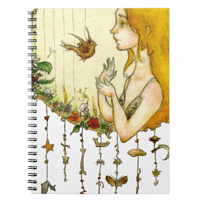 Caderno Espiral Material de Joanna Newsom Dreamcatcher (Frente)