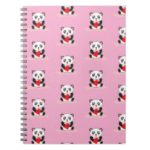 material escolar kawaii fofa panda de volta à esco
