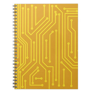 Caderno Espiral Material informático abstrato