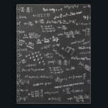 Caderno Espiral Math do quadro negro<br><div class="desc">Quadro negro com fórmulas matemáticas. Avise a todos o quanto você ama matemática ou um presente de excelente para o consciente científico e matematicamente.</div>