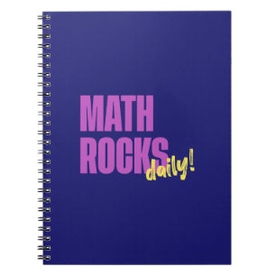 Caderno Espiral Math Rocks Diário