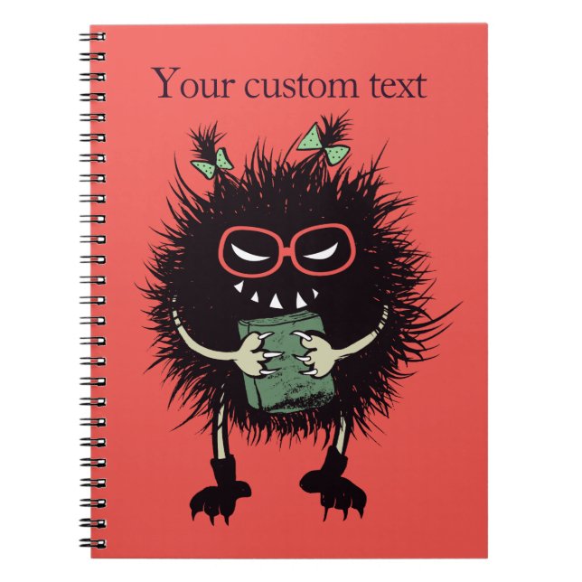 Caderno Espiral Mau Caracter Gothic Book Lover (Frente)