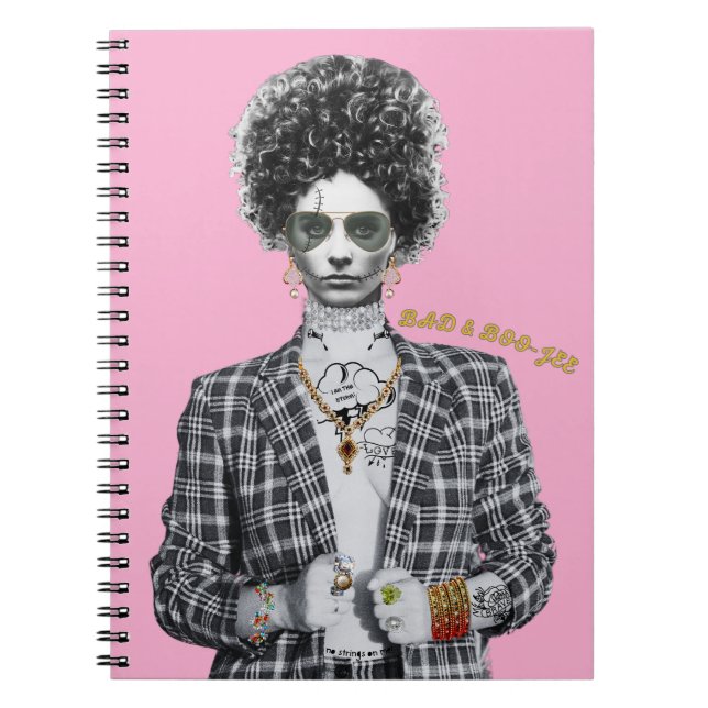 Caderno Espiral Mau e Boo jee (Frente)