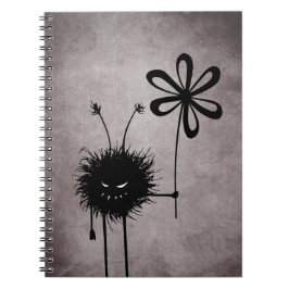 Caderno Espiral Mau Flower Inseto Vintage