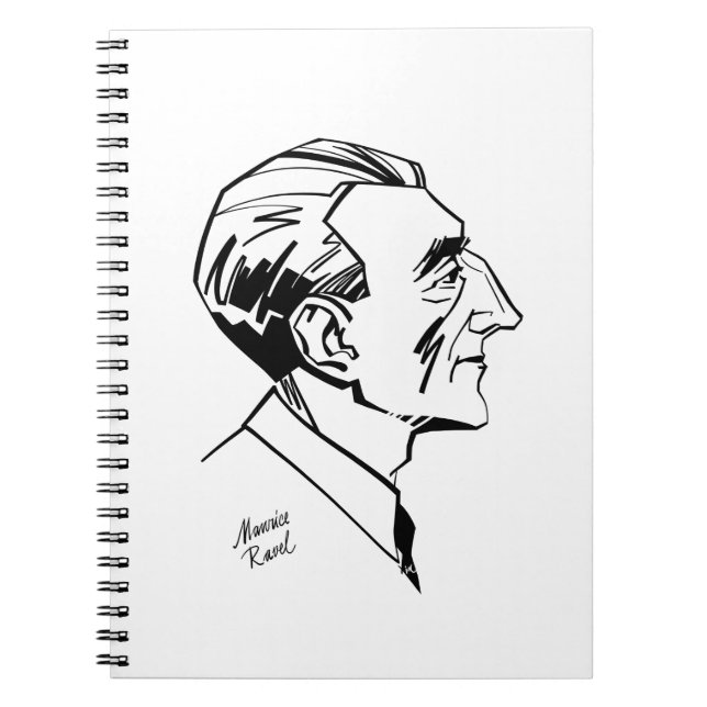 Caderno Espiral Maurice Ravel (Frente)