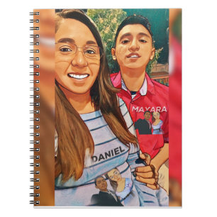 Caderno Espiral Mayara e Dani
